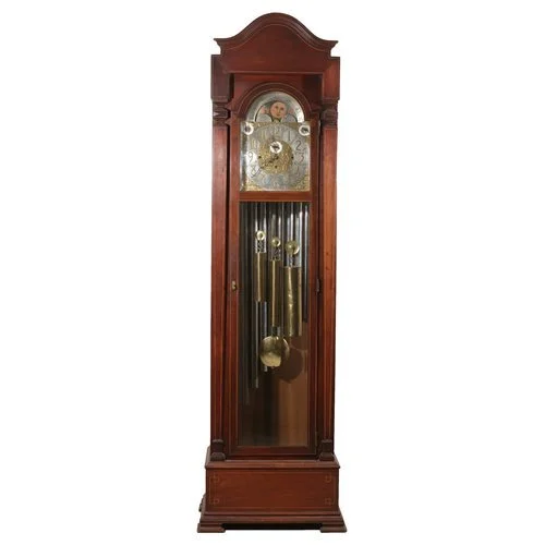 TIFFANY & Co. TALL CASE CLOCK 
Circa 1917, arched top mahogany case 
Sold in March 2021 
 Hammer: $15,000