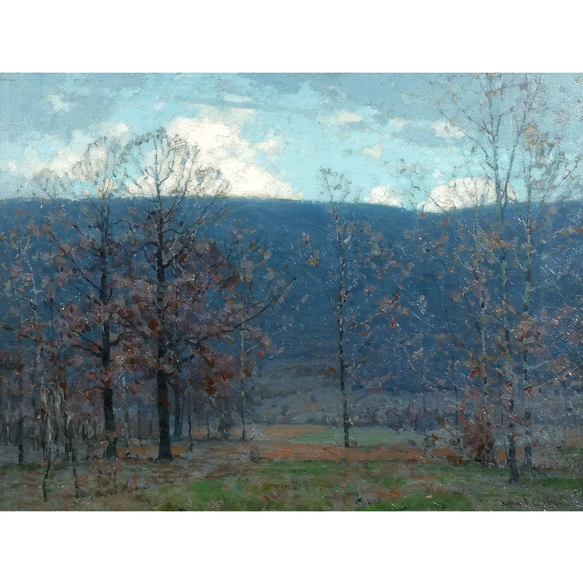 JOHN FABIAN CARLSON (American, 1874/75-1945) 
 November , oil on canvas, 20 x 26 in. 
$8,000-12,000