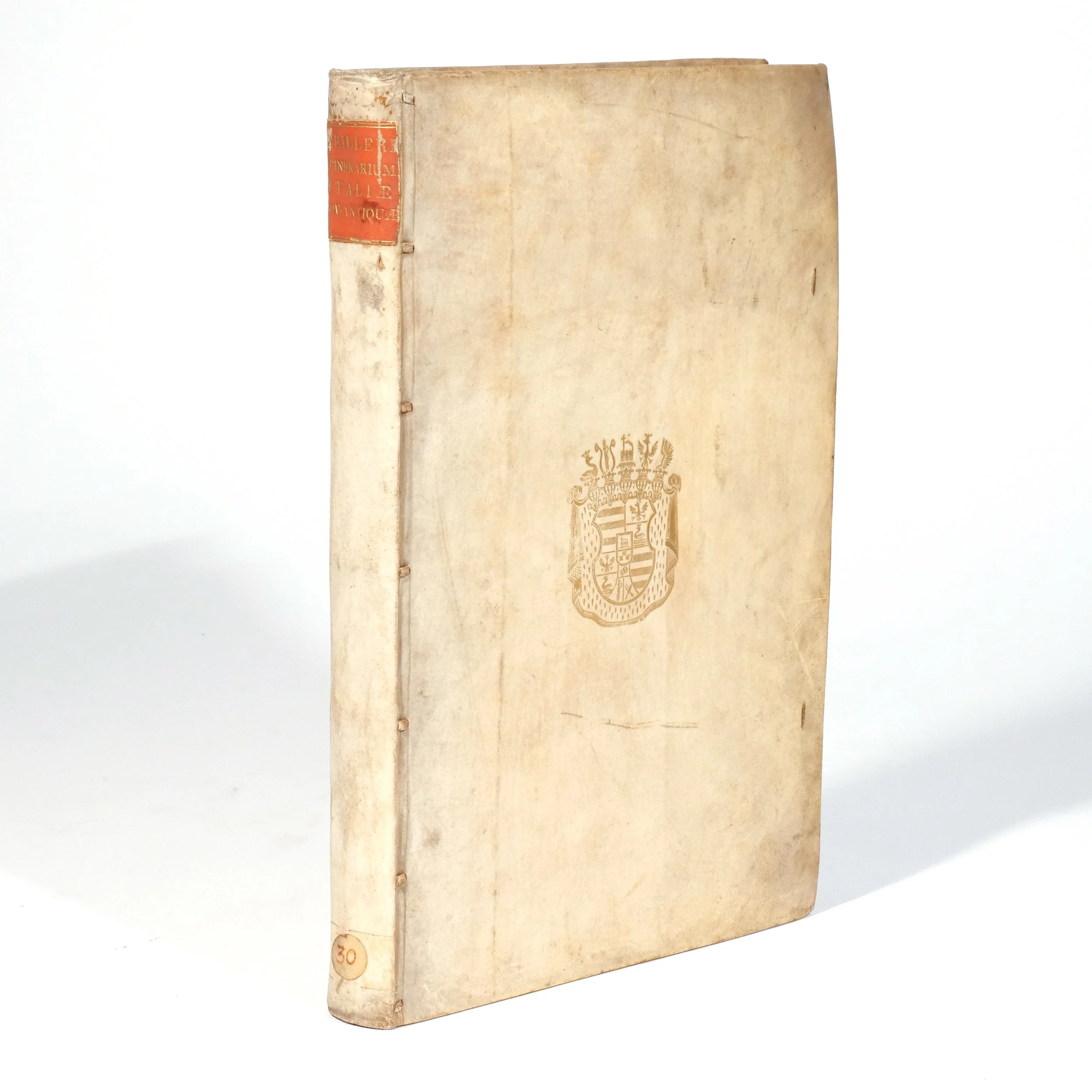 ZEILER, MARTIN (1589-1661) 
Itinerarium Italiae Nov-Antiquae. Frankfurt: Matthaus Merian, 1640. Folio. 
Est: $3,000-5,000