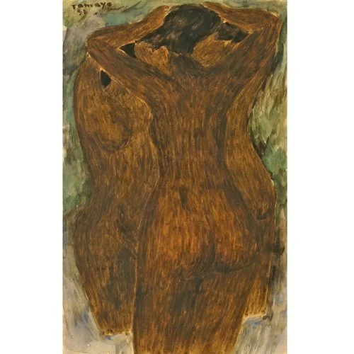 Rufino Tamayo (Mexican, 1899-1991), Three bathers, gouache on paper, 10 1/2 x 6 3/4", sold in April 2013 
 Hammer: $27,600