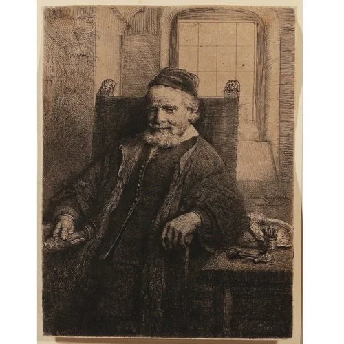 'Jan Lutma, Goldsmith', etching with drypoint and engraving, an 18th Century printing, sold in February 2014 
 Hammer: $22,800