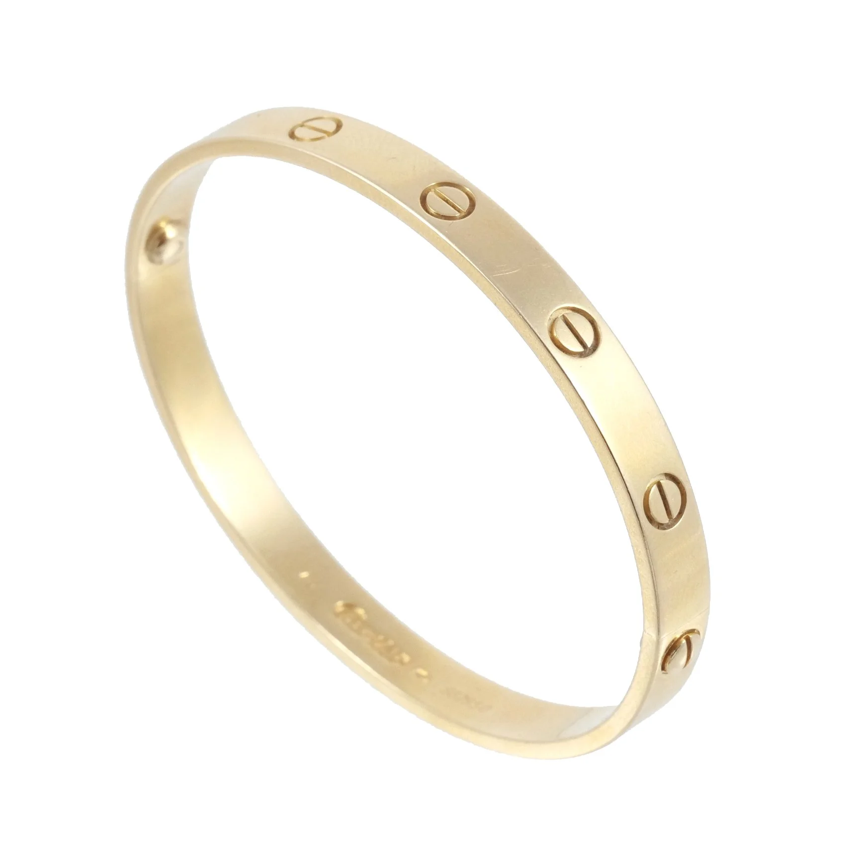 CARTIER 18K ‘LOVE’ HARD BRACELET 
$2,000-4,000