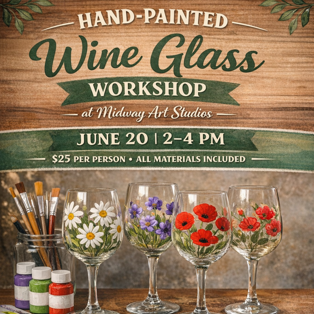 Hand-Painted Wine Glass Workshop
