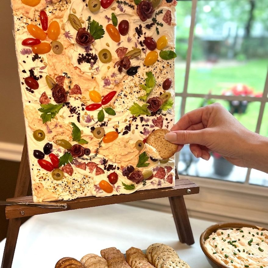 Edible Painted Cheese Canvas Workshop~—at Oak &amp; Moore