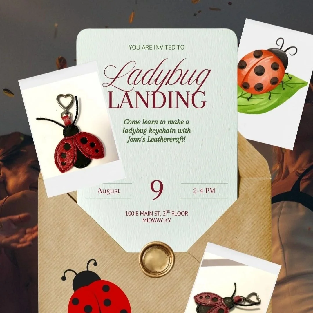 Ladybug Landing~—Leather Keychain Workshop