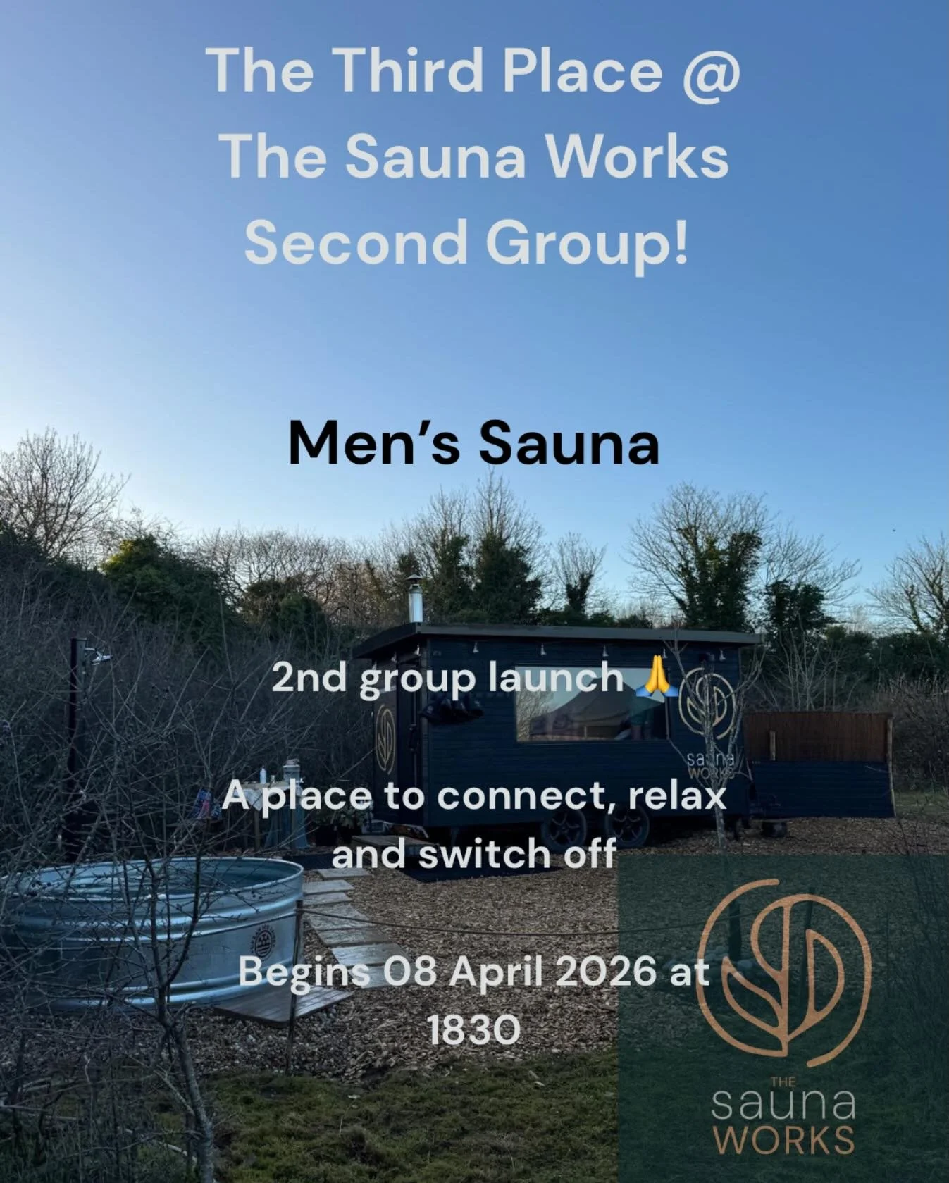 Very excited to announce our second men&rsquo;s Third Place sauna launching on Wednesday 8 April at 1830. 

Following the success of our first group, we decided to keep the momentum going and get a second monthly session in place. 

Come and join mys