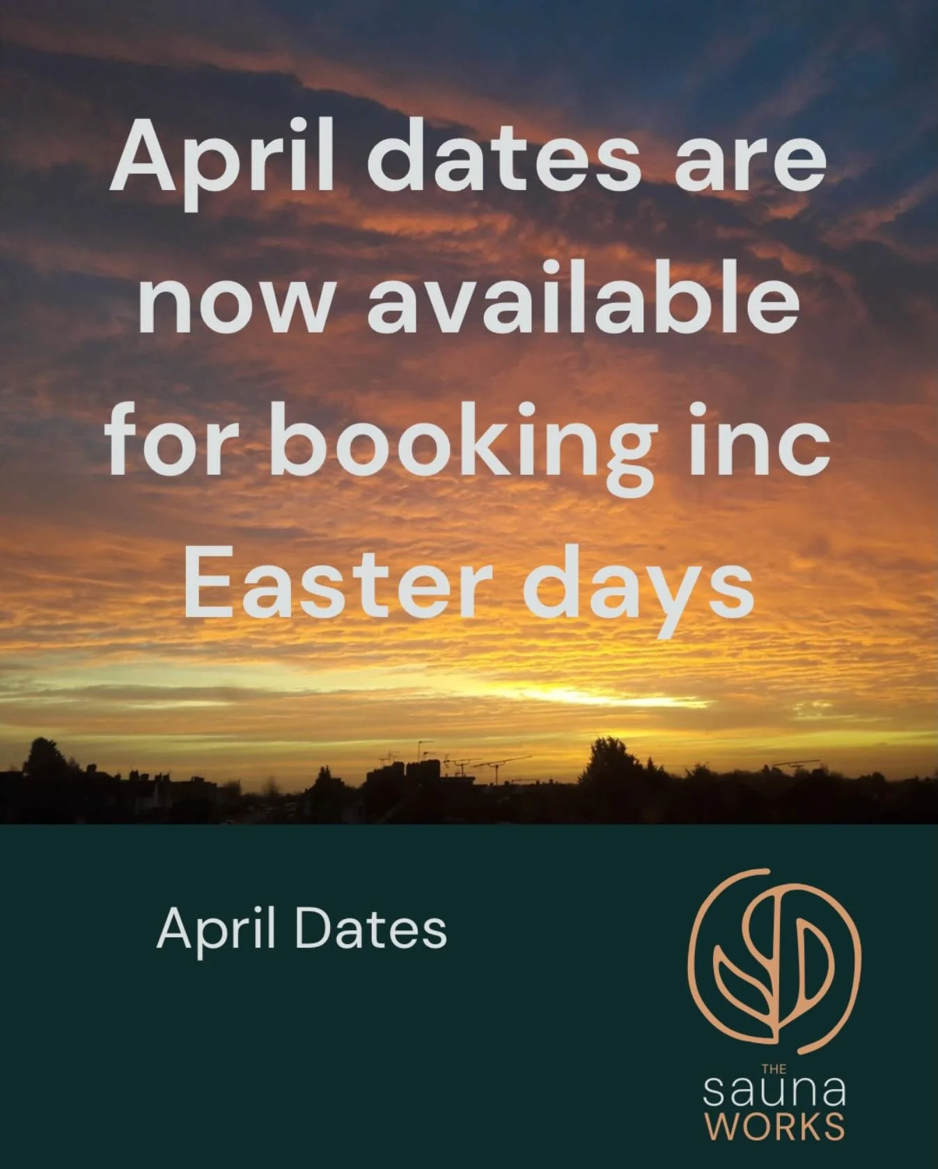 April dates are now live including some Monday and Wednesday availability to test demand. 🙏

#sauna
#winchester
#hampshire
#wildsauna
