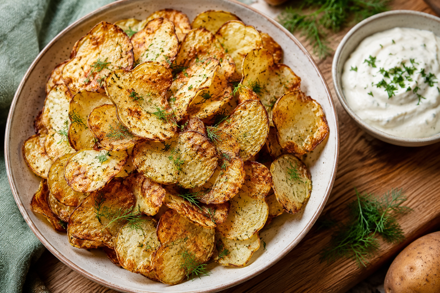 Gut healthy Home style Potato Chips