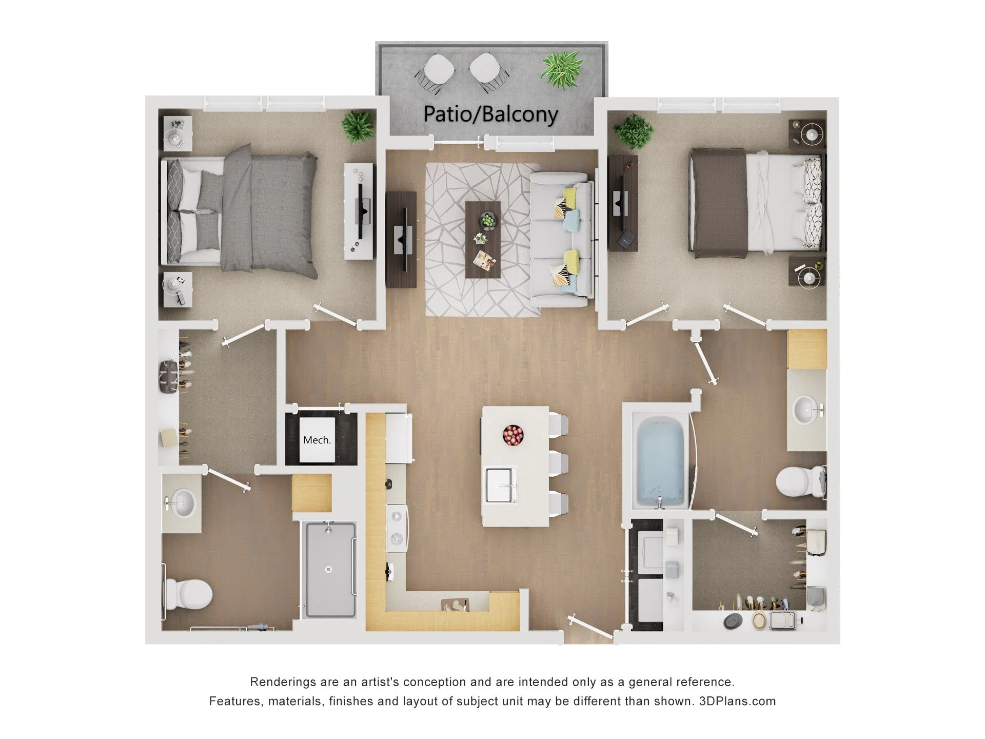 B4 | 2 Bed | 2 Bath