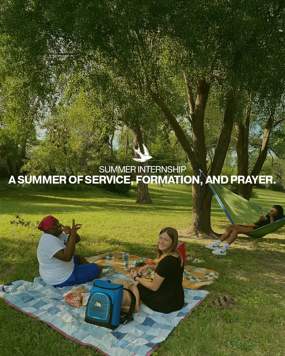 We have an incredible opportunity this summer to deepen your relationship with Jesus! 

During this internship you will grow in prayer, service, and formation! 

On our YouTube there&rsquo;s a video on what our summers look like! 

For more informati