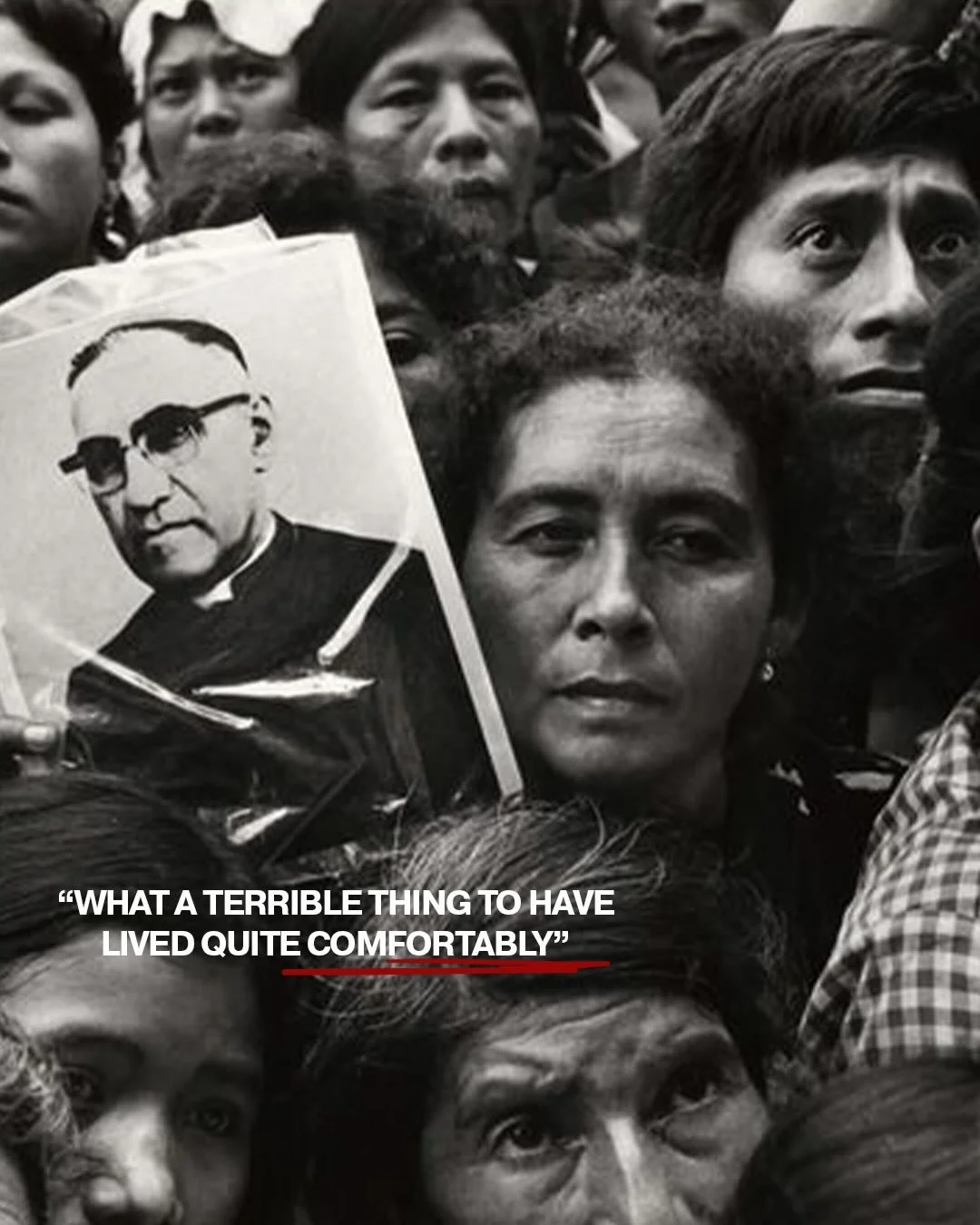 Today is the feast of St. Oscar Romero!! An incredible example of facing and renouncing the injustices people face. 

Not just speaking out but living among those in need.

Knowing their names.
Knowing their streets.
Knowing their stories. 

We ask f