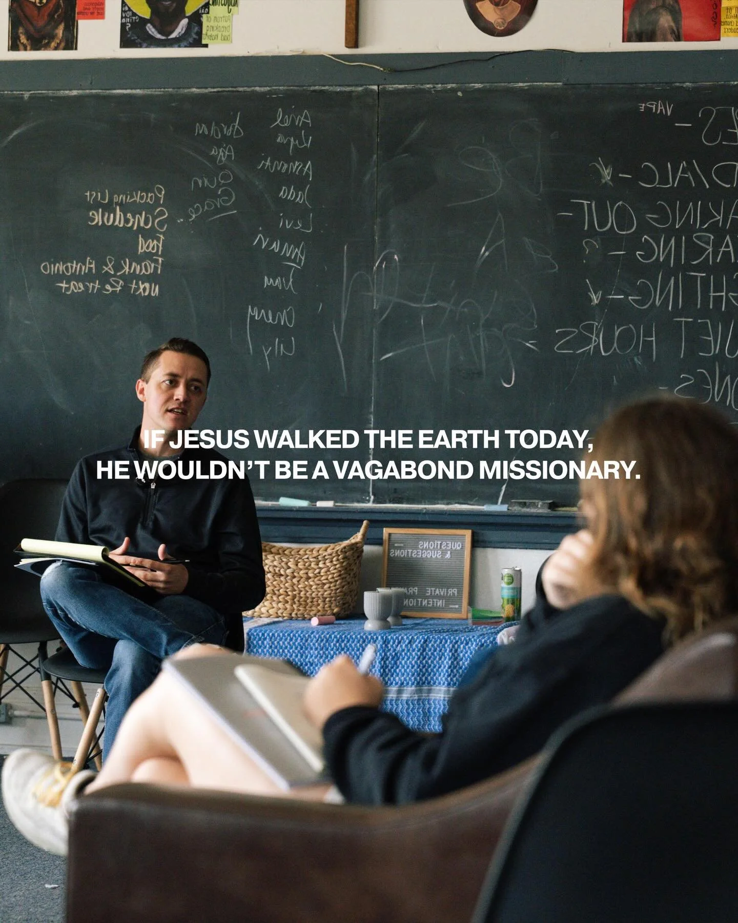 Jesus made His mark going to the margins of society, spending time with outcasts, lepers, poor and marginalized. 

And for that, they called Him a rebel. 

But Jesus wasn&rsquo;t a rebel. Jesus simply went where His love was needed most. And that&rsq