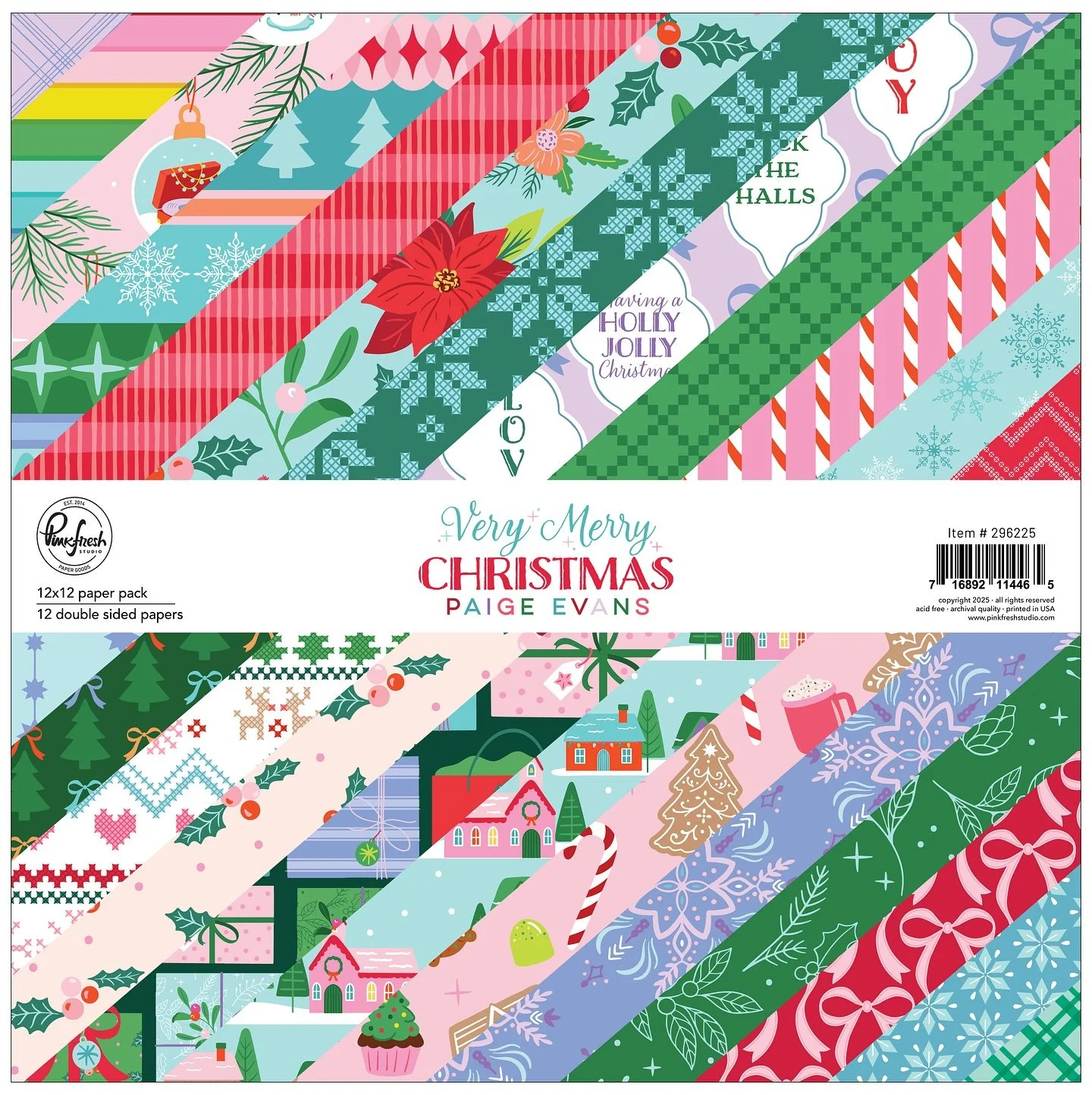 Another collection to share! I had a the best time designing &lsquo;A Very Merry Christmas&rsquo; for @pinkfreshstudio and @paigetaylorevans ! Paige&rsquo;s love for bright colors and whimsical elements made this such a fun collection to work on! I l