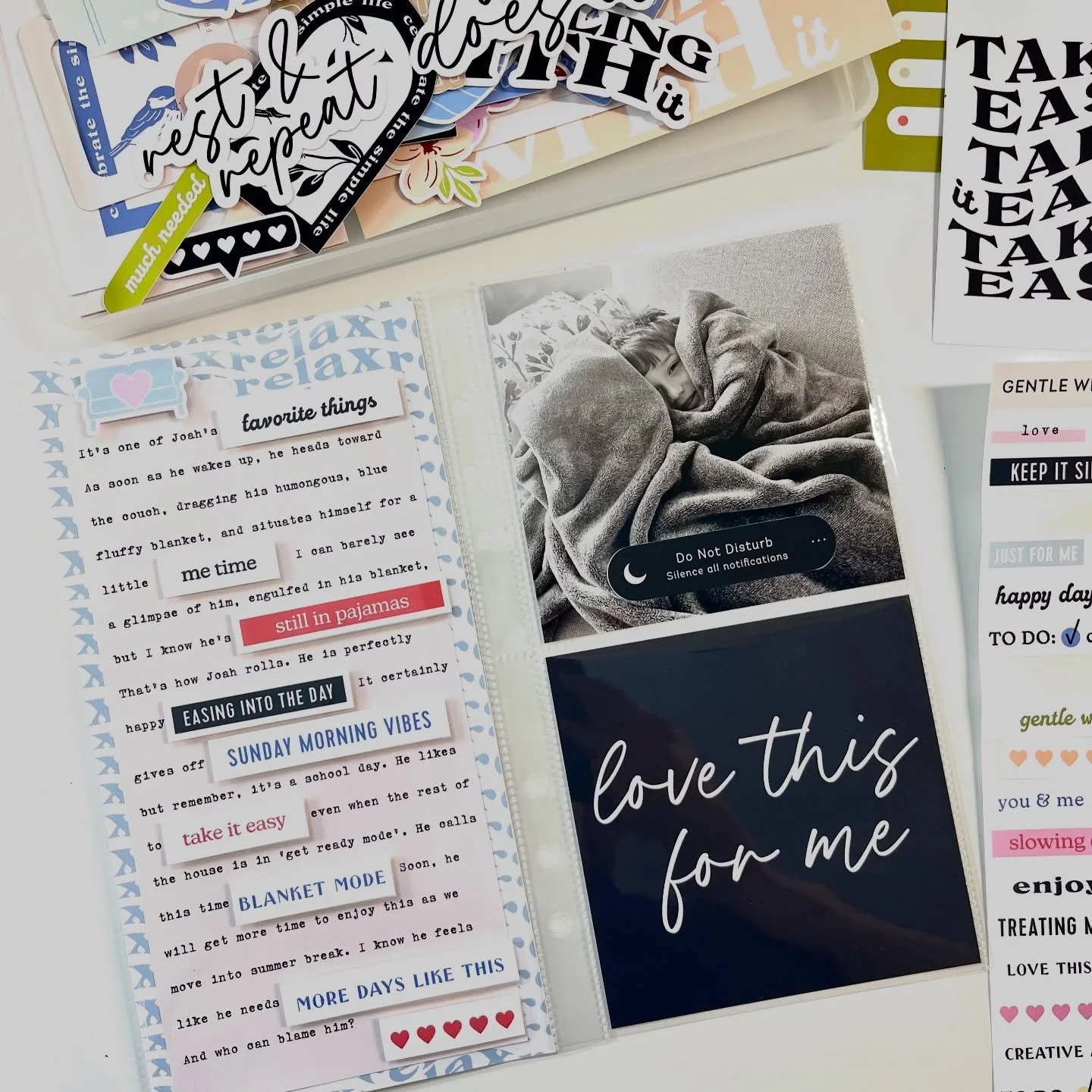 Are you gearing up for a snowed in crafty weekend like me? I have a featured sale on my Gentle Weeks collection this weekend. You can pick up the papers, elements, pocket cards, or complete bundle for 30% off through Sunday.