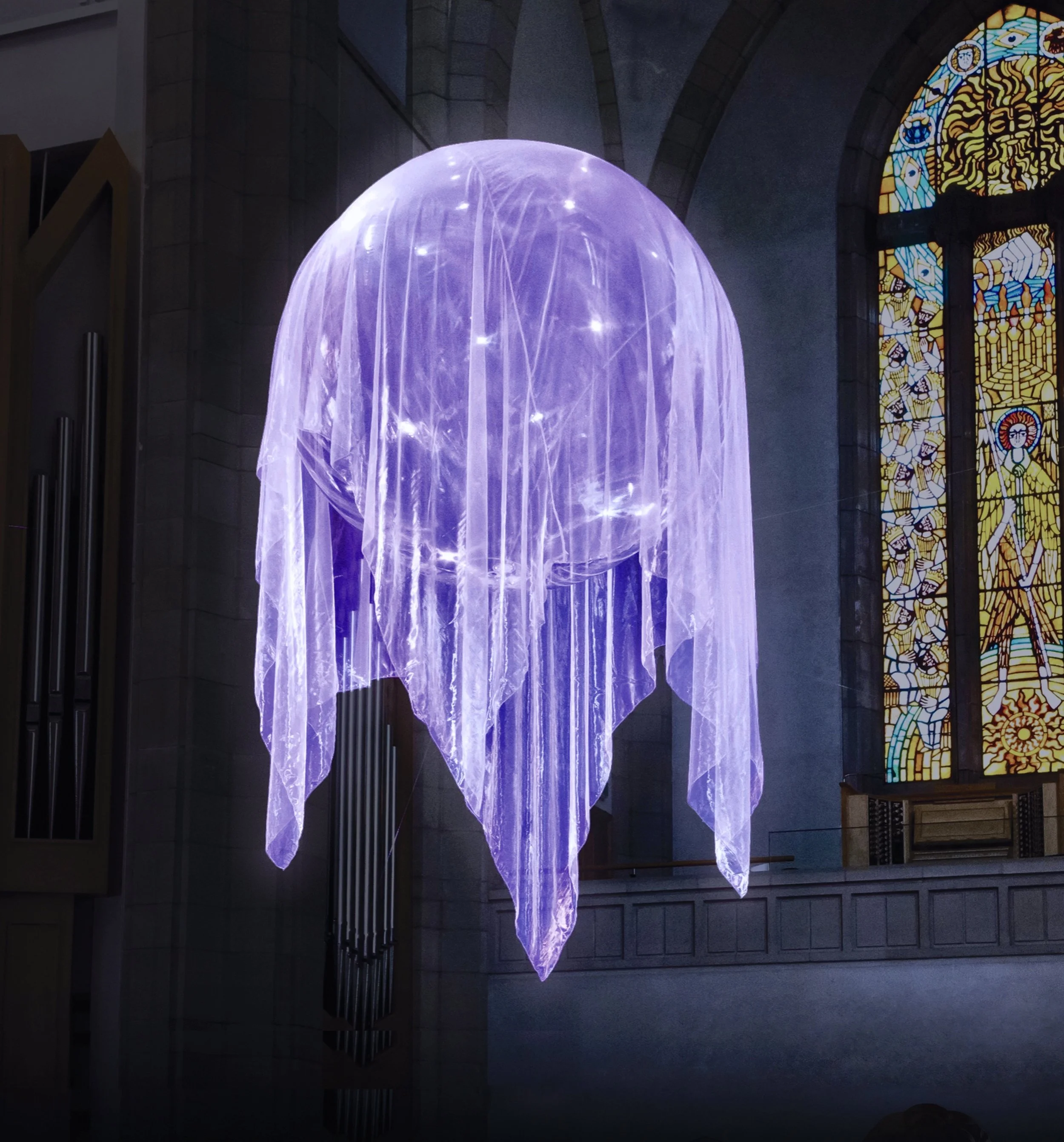 Awakenings IV, 2020, installation, Artweek Auckland, Holy Trinity Cathedral, Parnell, Auckland.jpeg
