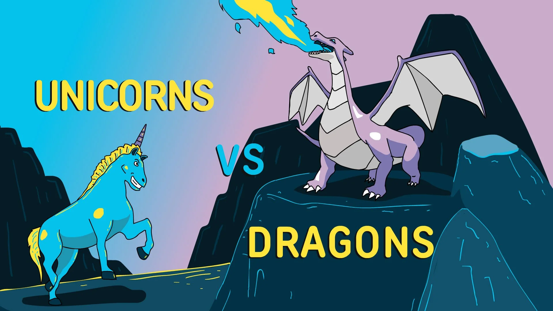Unicorns vs Dragons