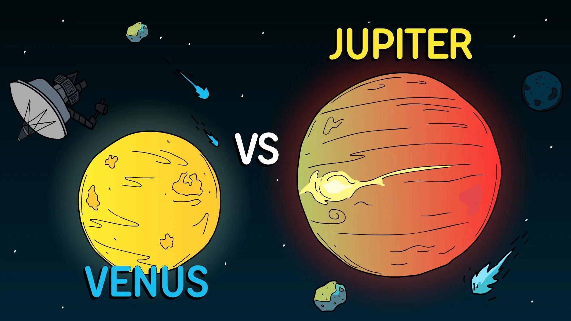 Venus vs Jupiter