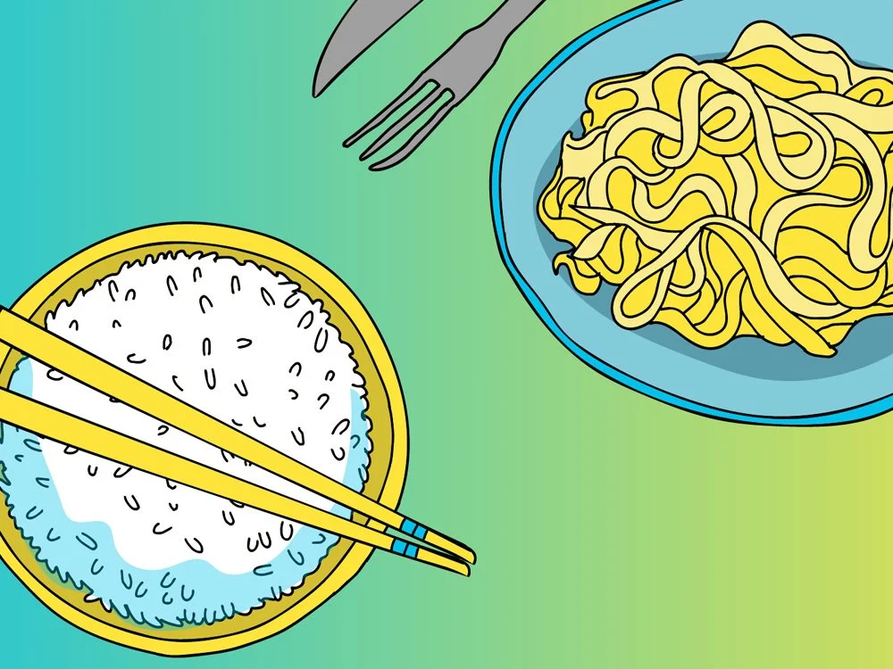 Rice vs Noodles