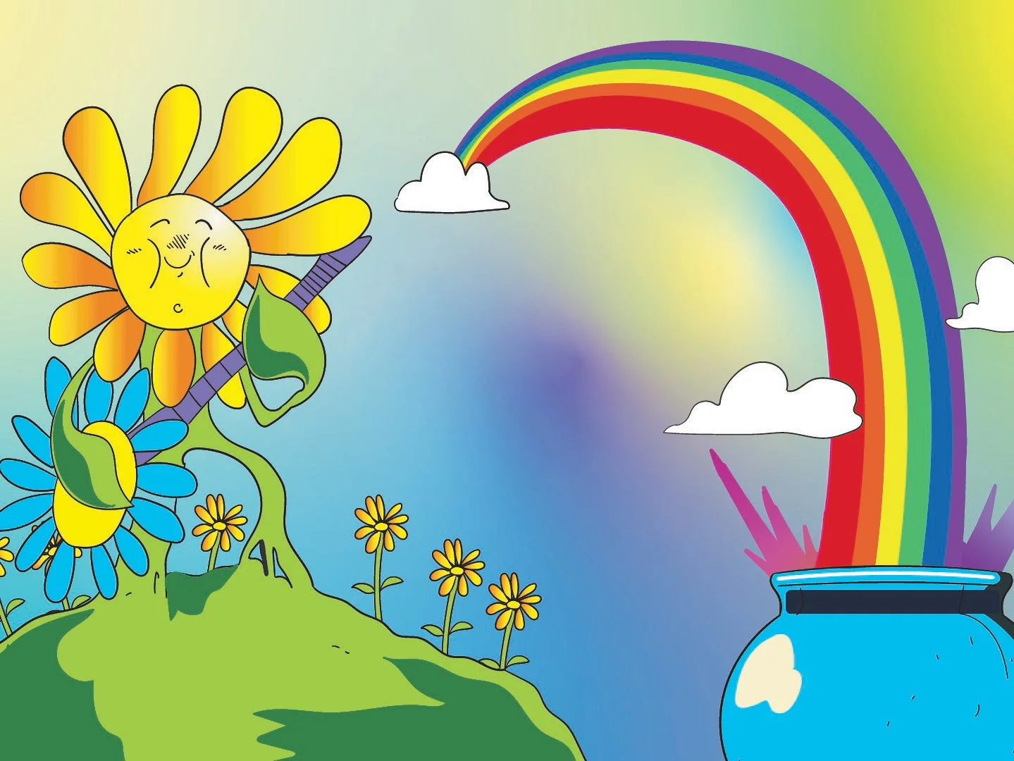 Flowers vs Rainbows