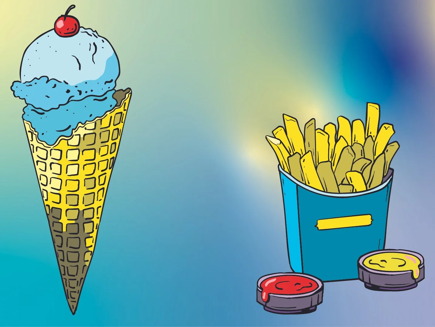 Ice Cream vs French Fries