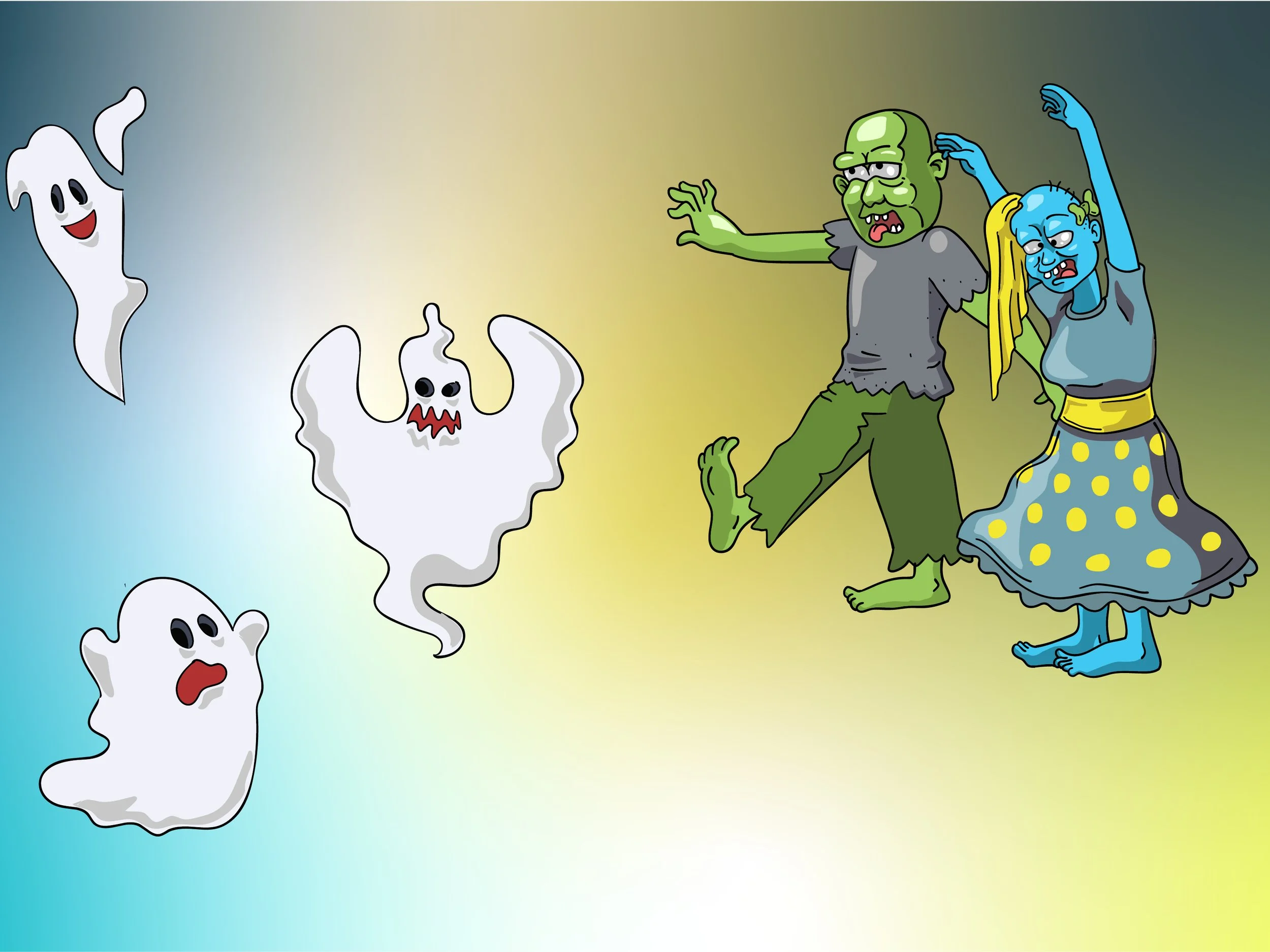 Ghosts vs Zombies