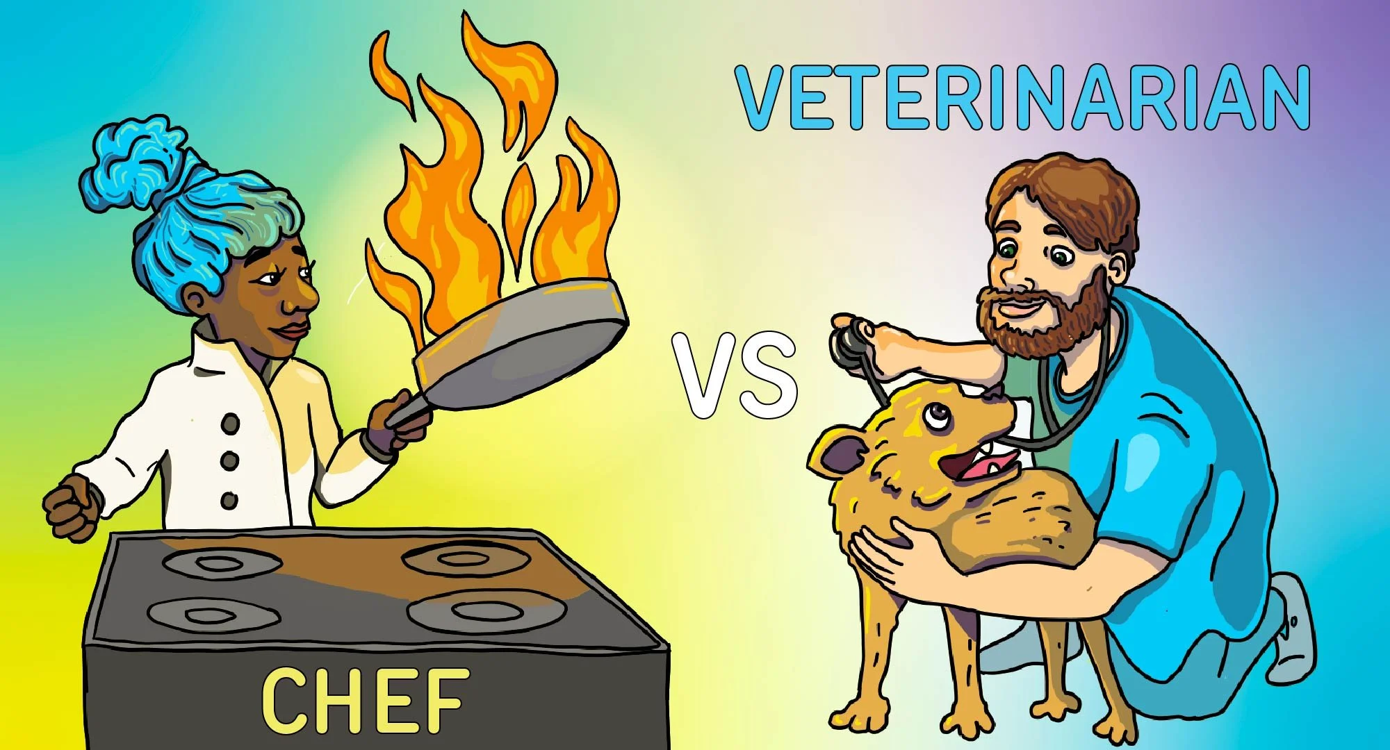 Chefs vs Veterinarians