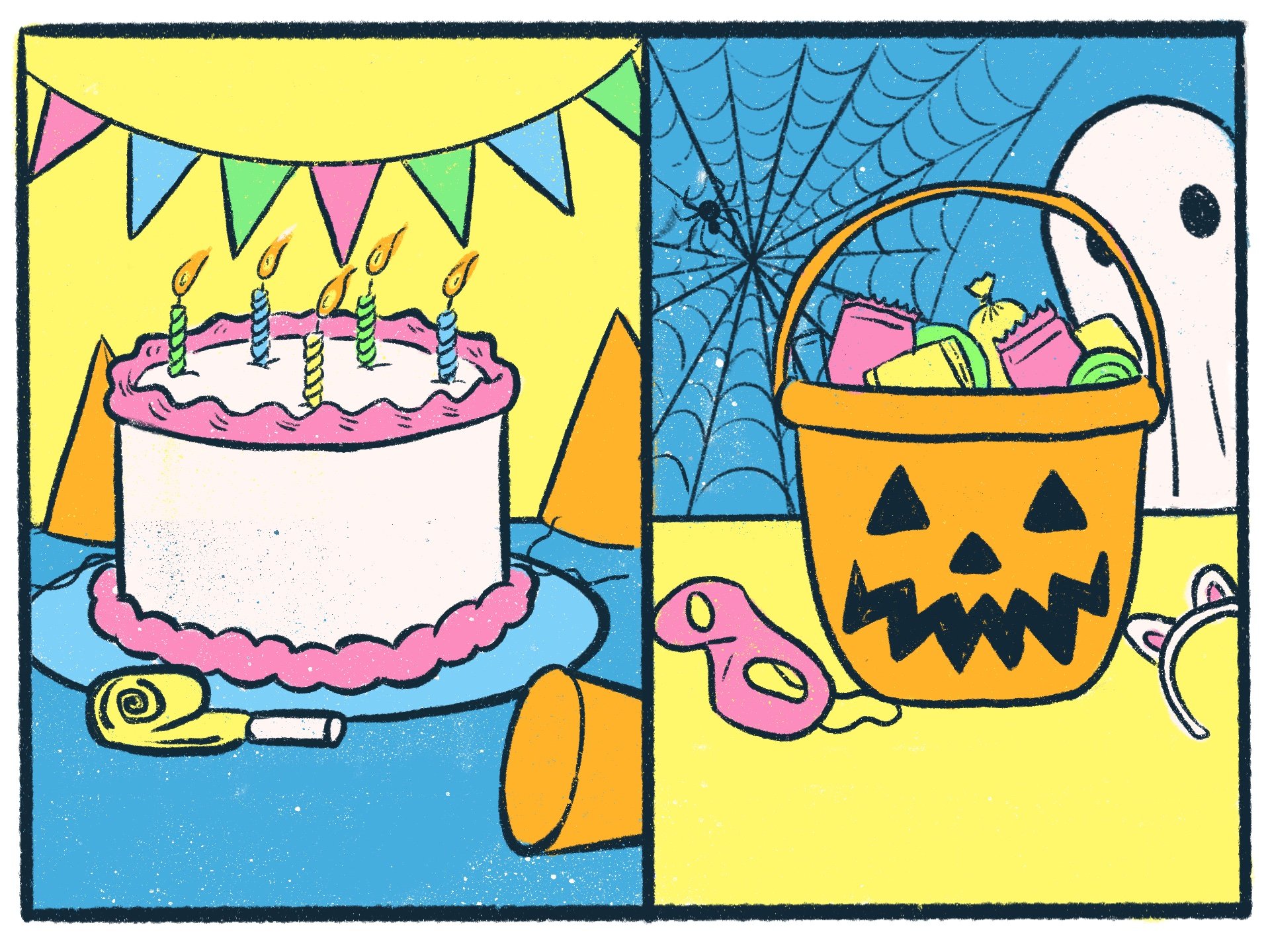 Birthday Parties vs Trick-or-Treating