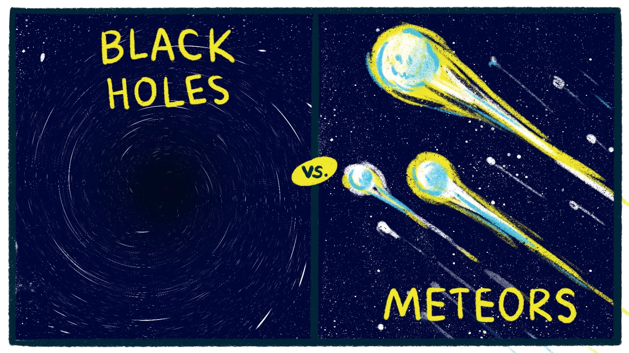 Black Holes vs Meteors