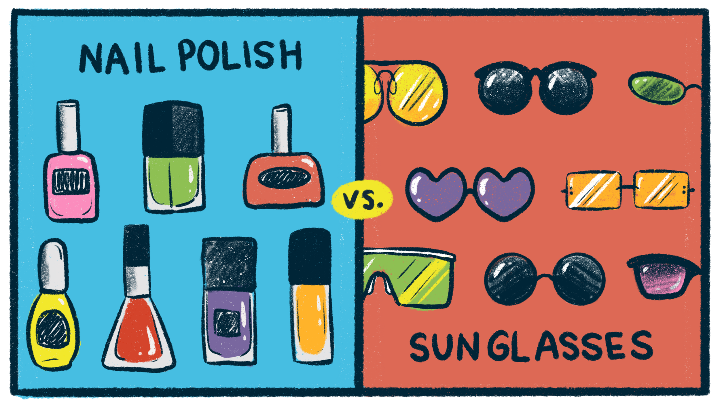 Nail Polish vs Sunglasses