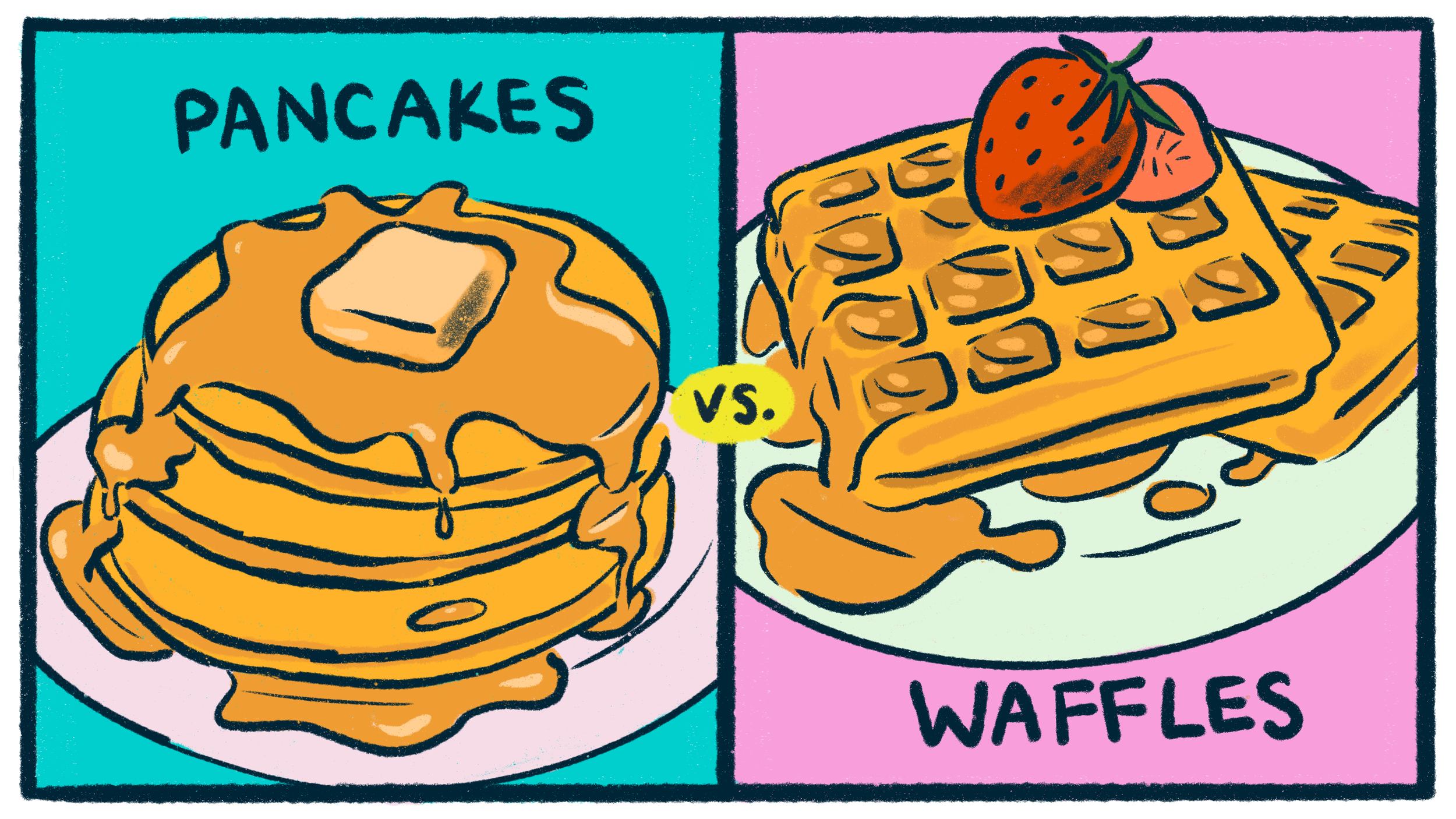Pancakes vs Waffles