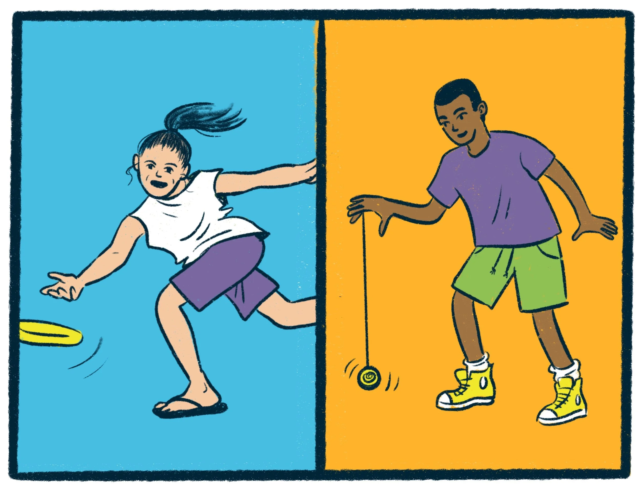 Frisbees vs Yo-yos