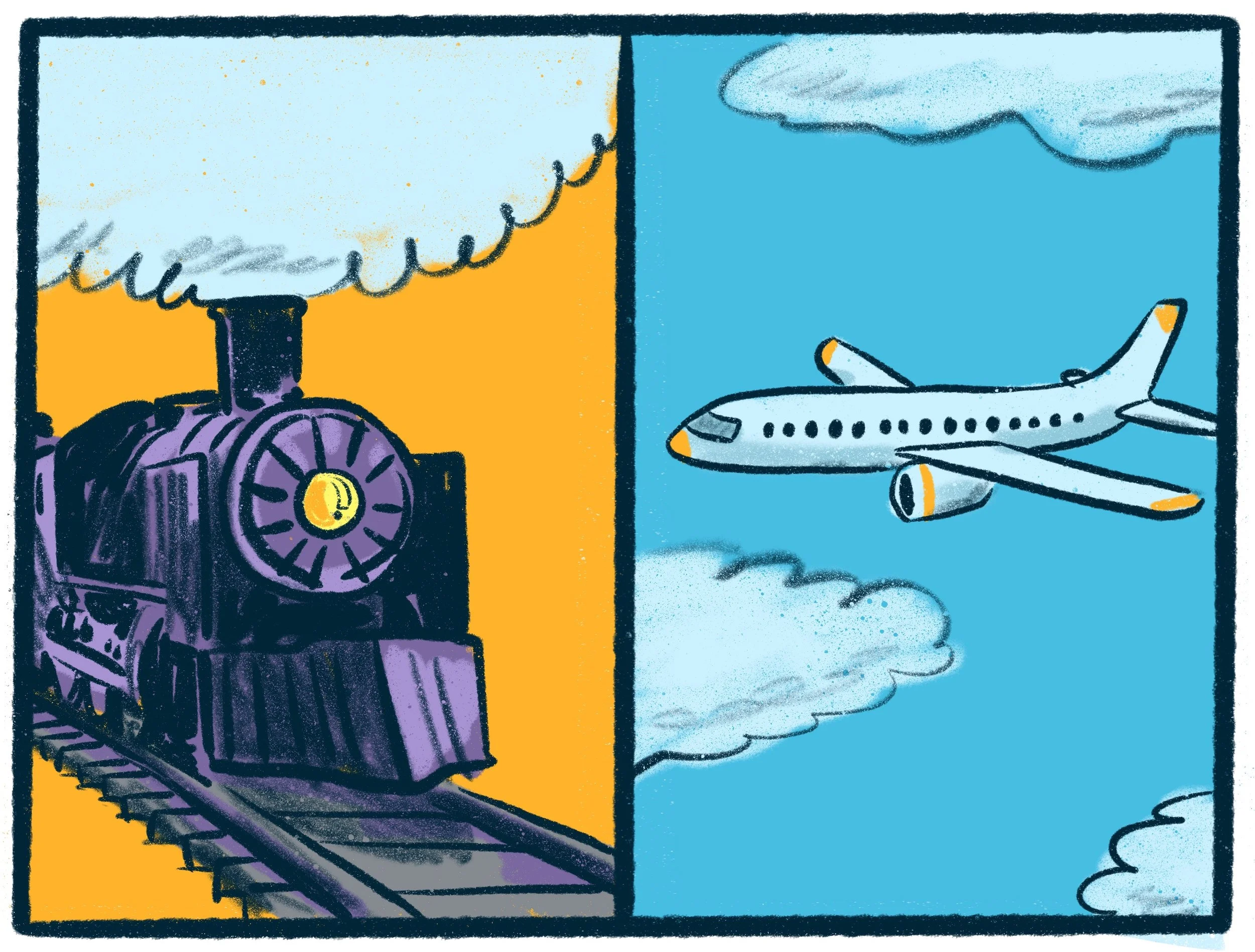 Trains vs Planes