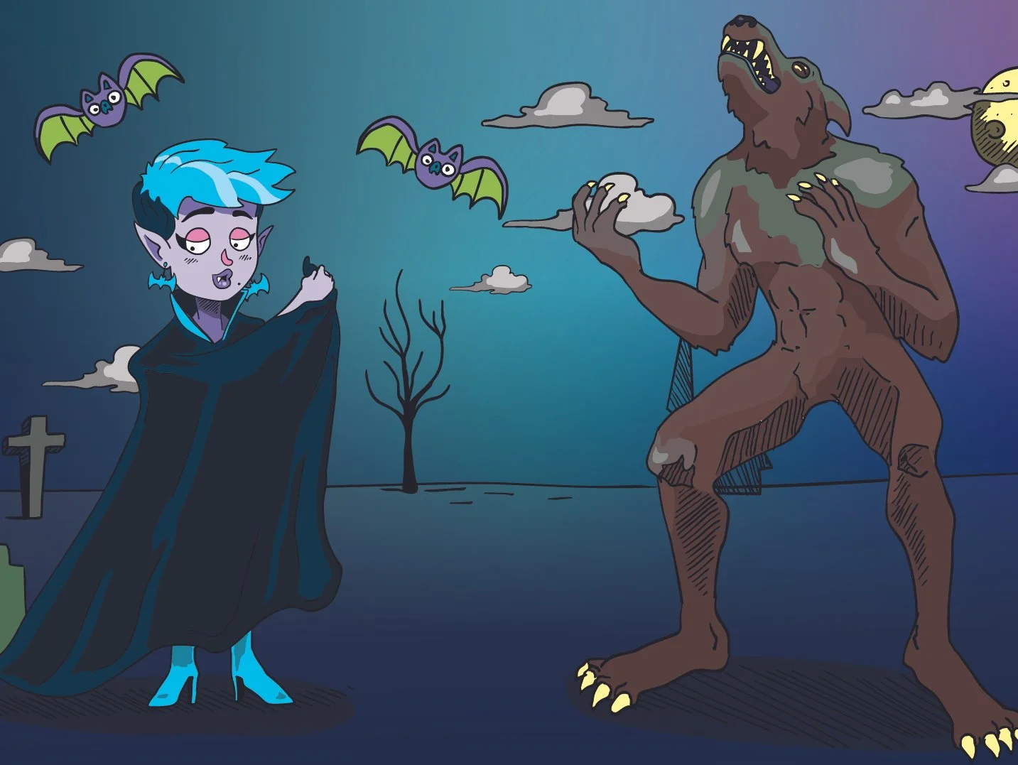 Vampires vs Werewolves