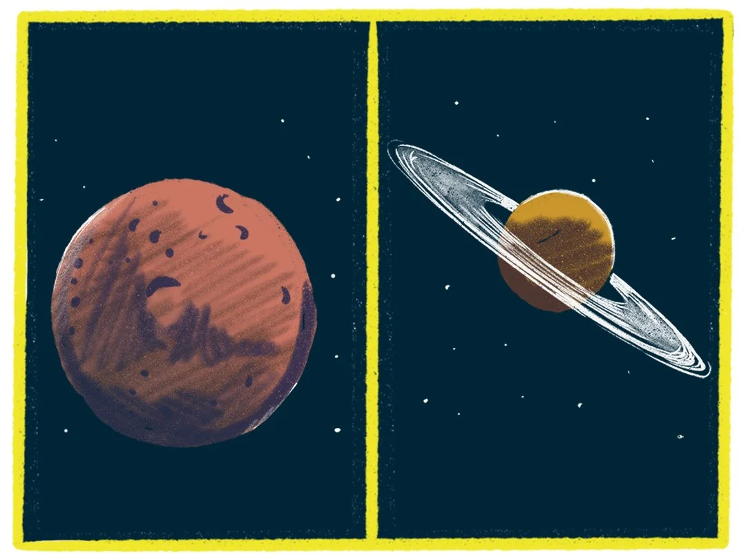 Mars vs Saturn