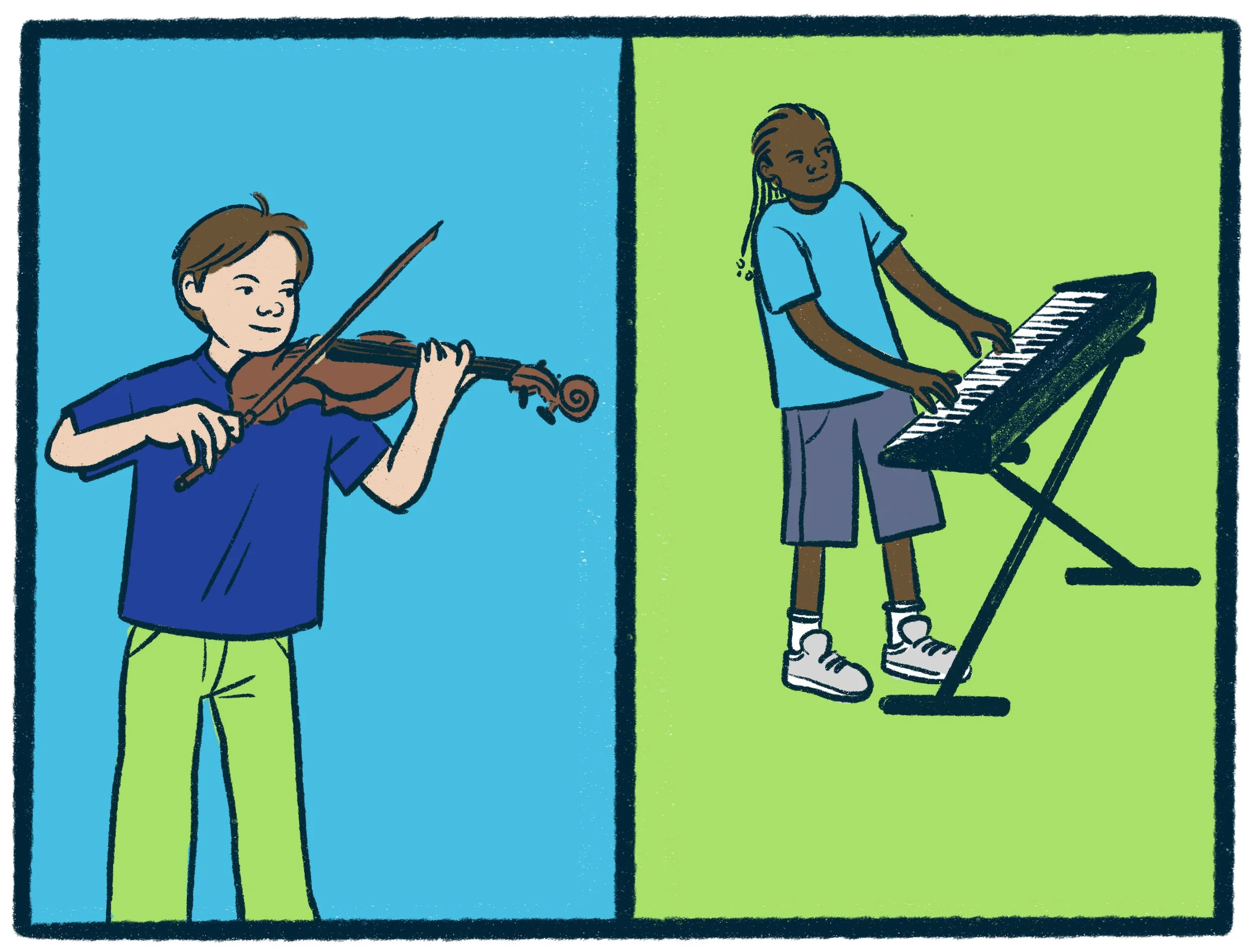 Viola vs Keyboard