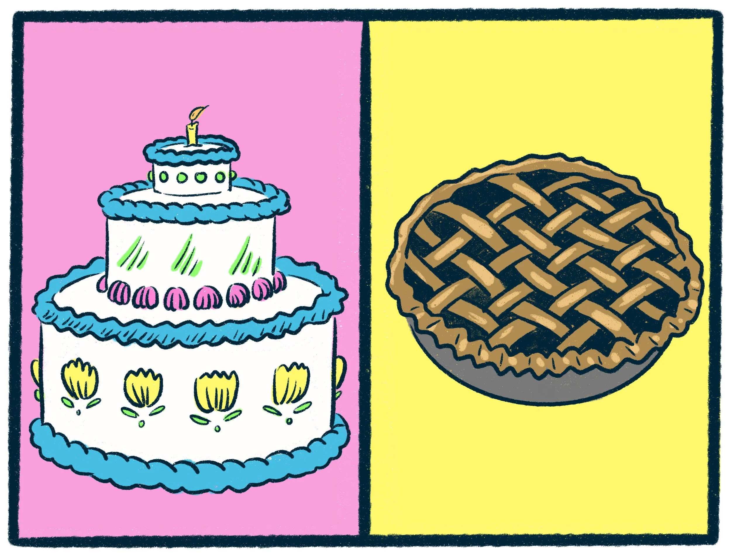 Cake vs Pie