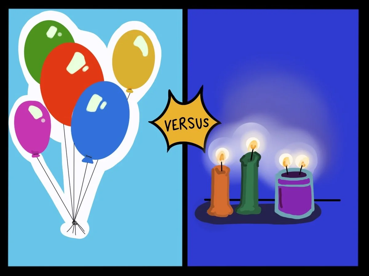 Balloons vs Candles