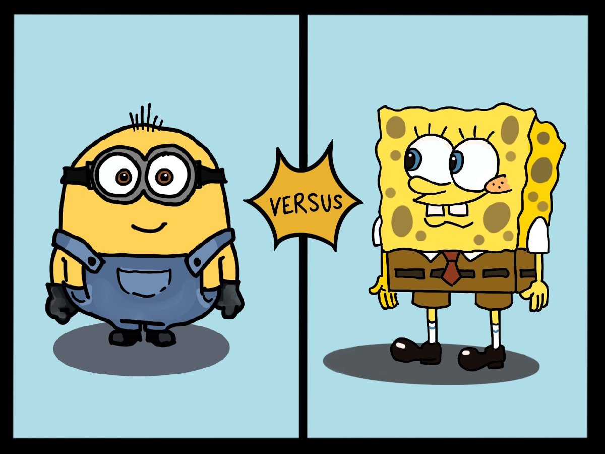 Minions vs SpongeBob