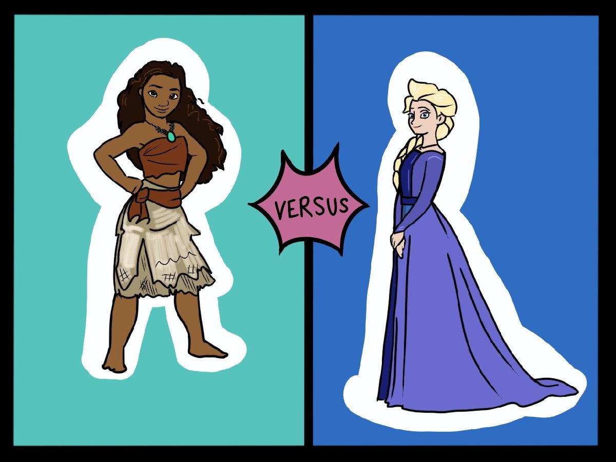 Moana vs Elsa