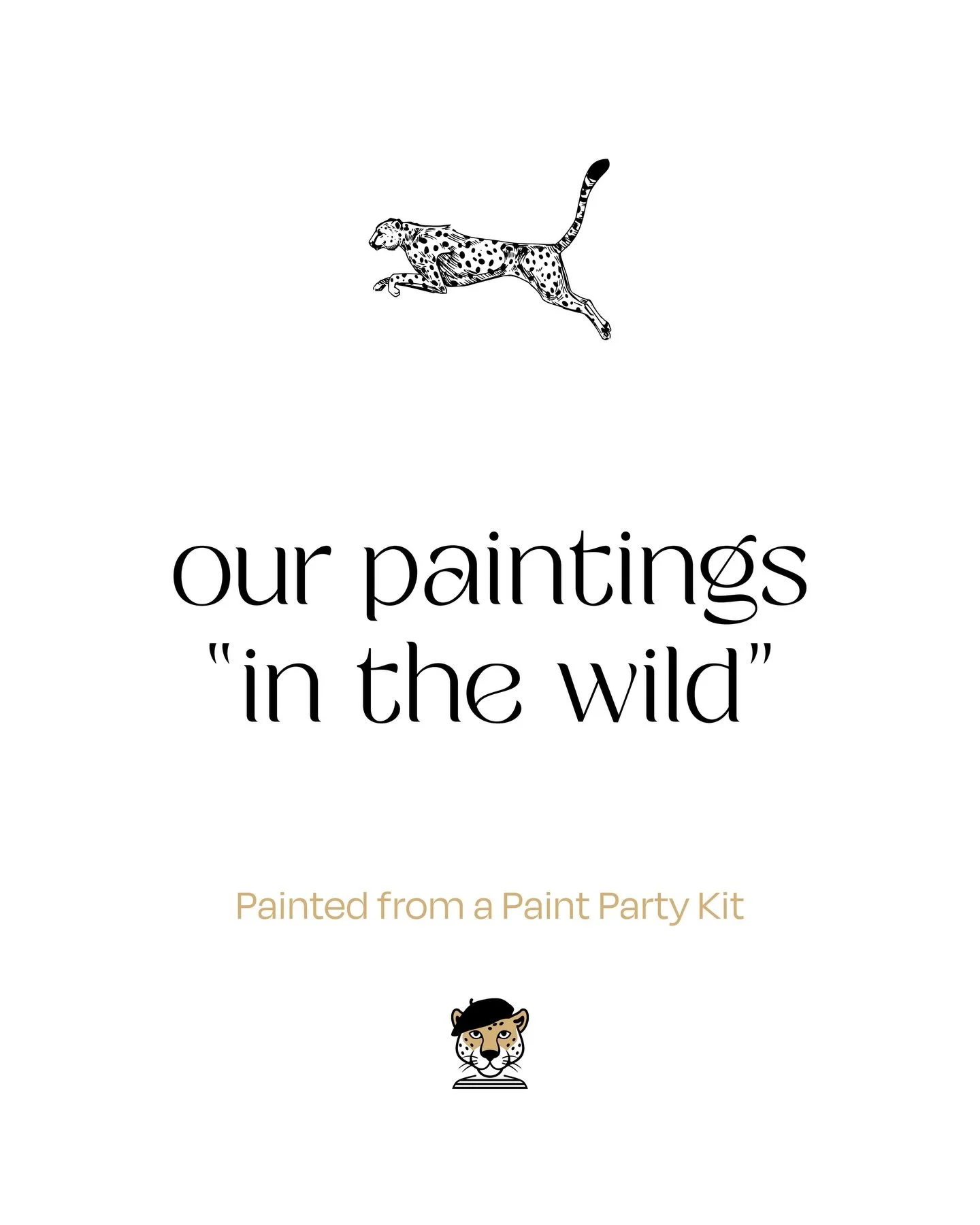 One of our paintings &ldquo;in the wild&rdquo; &mdash; painted by the same 12 year old Artist who painted the bear with the closed eyes. Adorable!