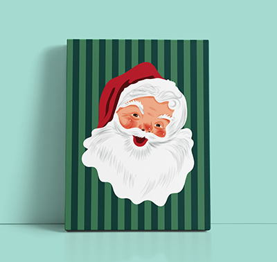 Santa Claus Painting