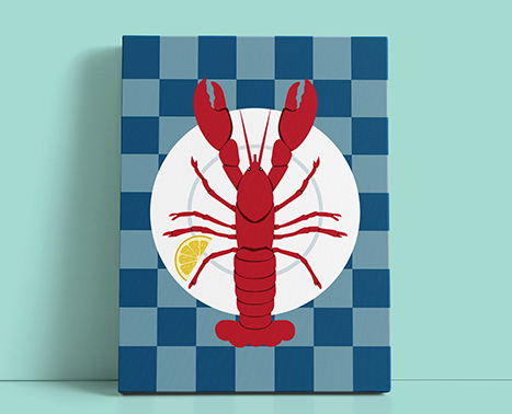 Lobster Painting