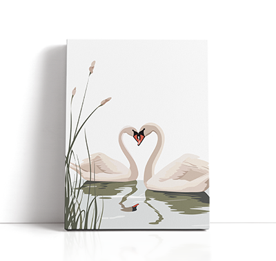 Swans Painting