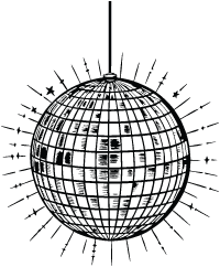 Sketched Disco Ball