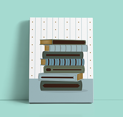 Books Painting