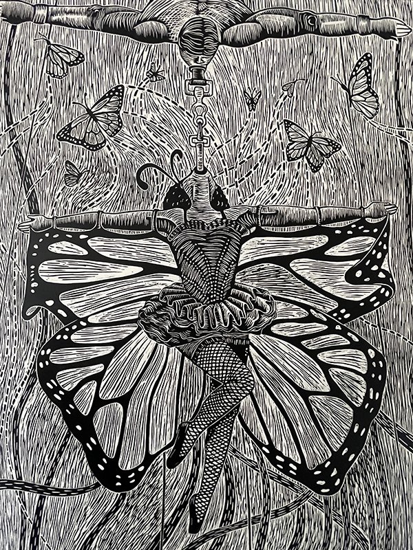 The Flying Human Butterfly by Keira Dooley