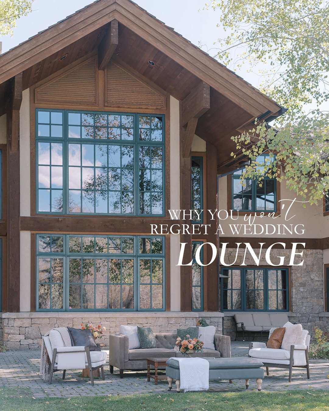 I looove a good wedding day lounge. Here&rsquo;s a few reasons why: 

Aesthetics ✨
A thoughtful way to add texture, pattern, color, and style.
Honestly, it&rsquo;s a wedding, it&rsquo;s the perfect time and place to  add some additional beauty to the