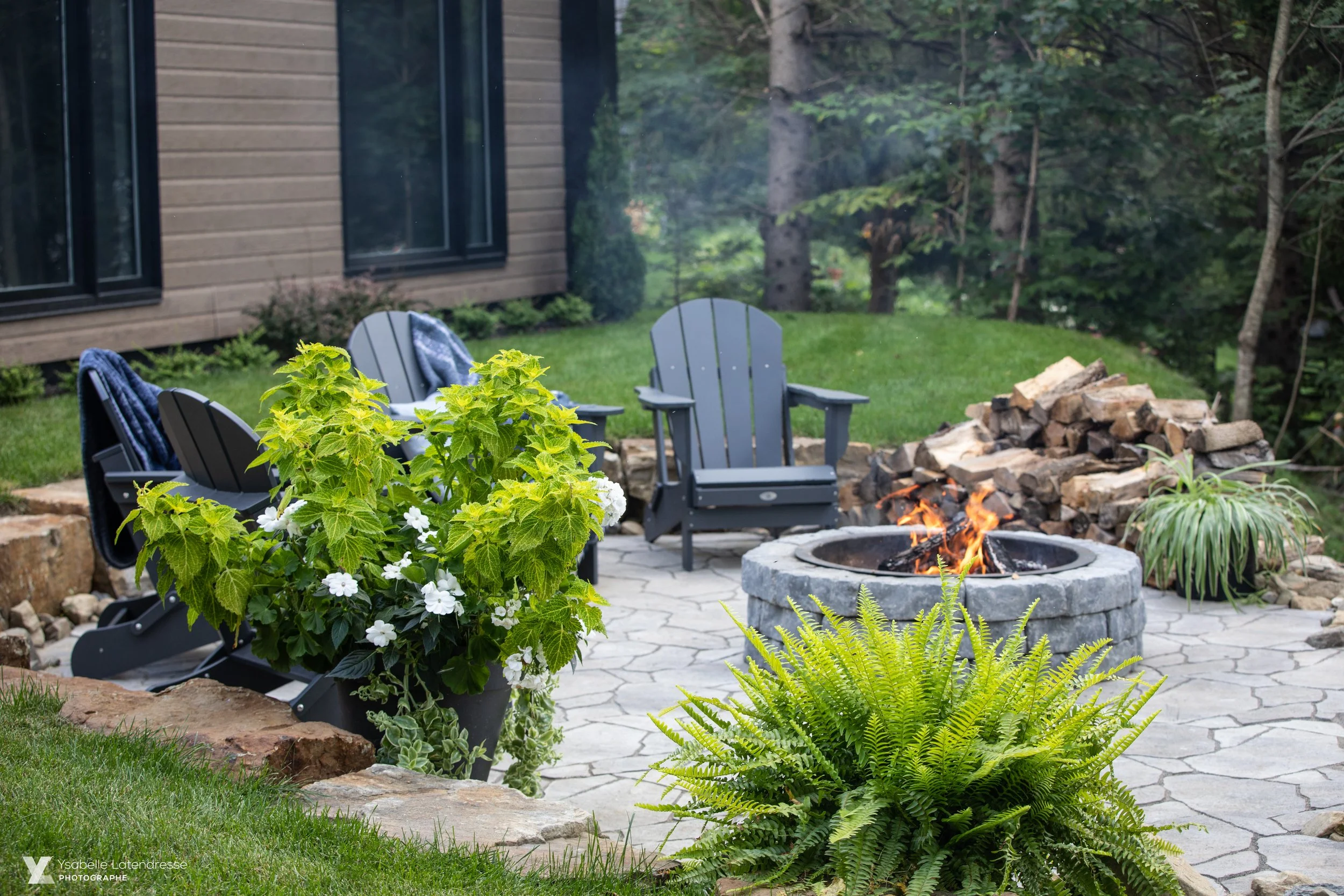 aménagement coin feu