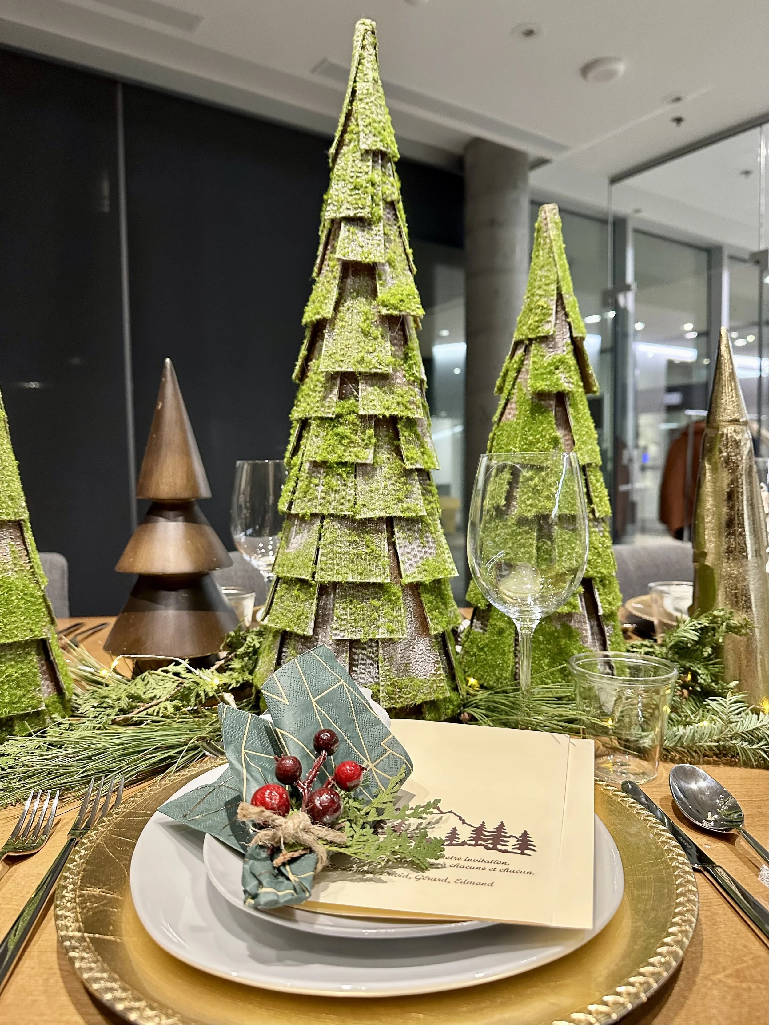 Art de la table - service corporatif