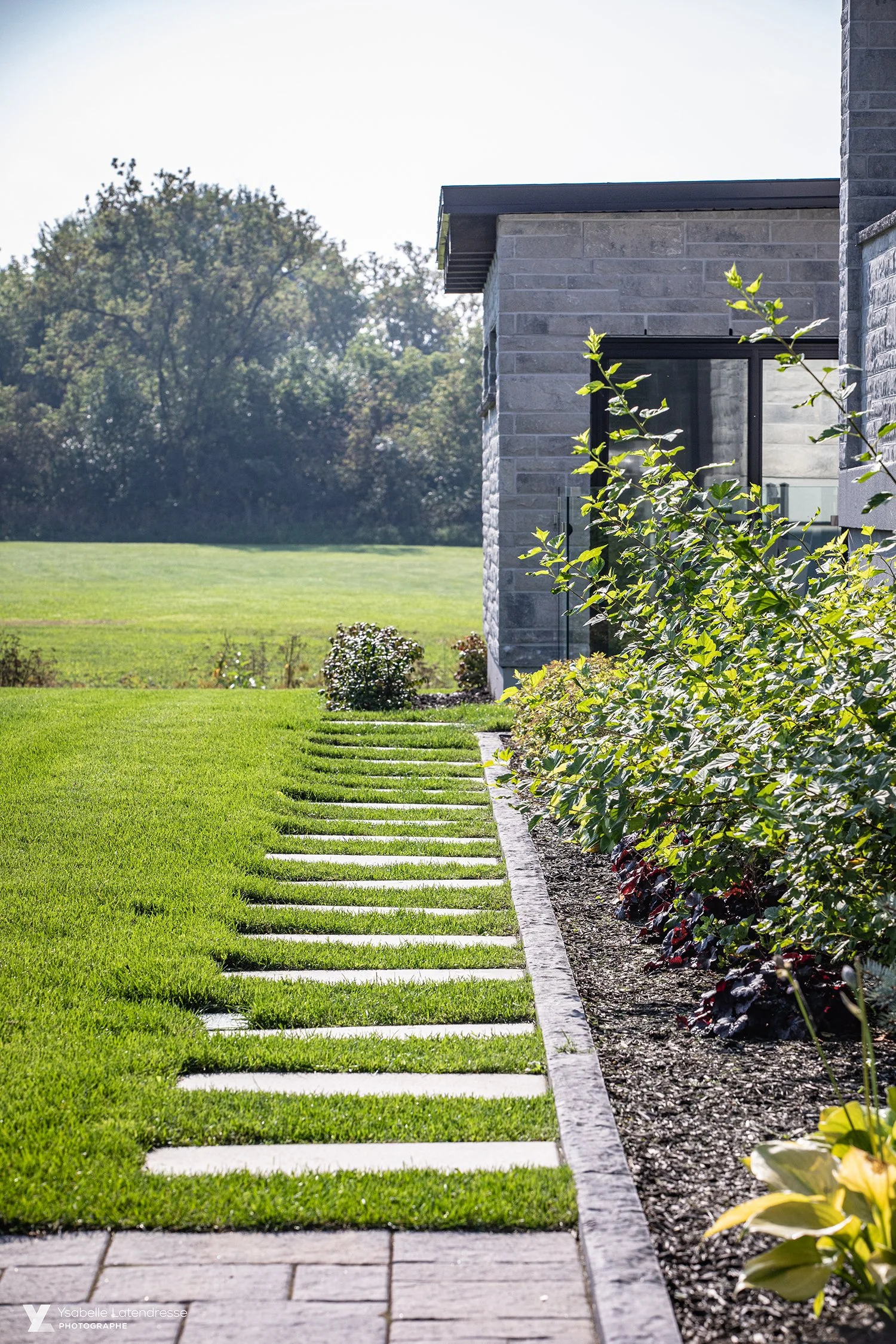 aménagement paysager cour arrière